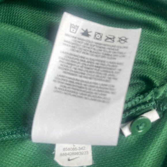 Nike Bethany College Athletics Polo Shirt Mens Large Green DriFit Golf - Picture 8 of 8